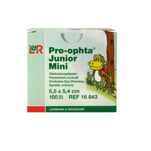 OKLUZOR Náplast Pro-ophta Junior Mini 6.5 x 5.4 cm/100ks