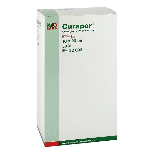 Curapor steril náplast ref 10 x 20 cm 50 ks
