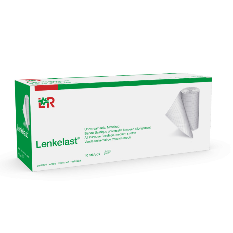 Lenkelast Elastické univerzální obinadlo 12 cm x 5 m střední tah 1 ks