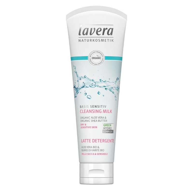 lavera Basis Čistící pleťové mléko 2v1 125 ml
