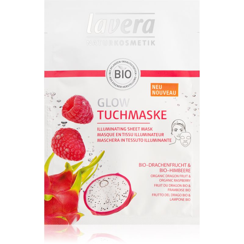 lavera Rozjasňující textilní maska 21 ml