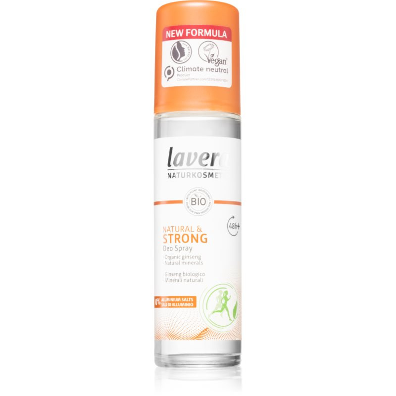lavera Deodorant sprej Strong pro ochranu až 48 hodin 75 ml