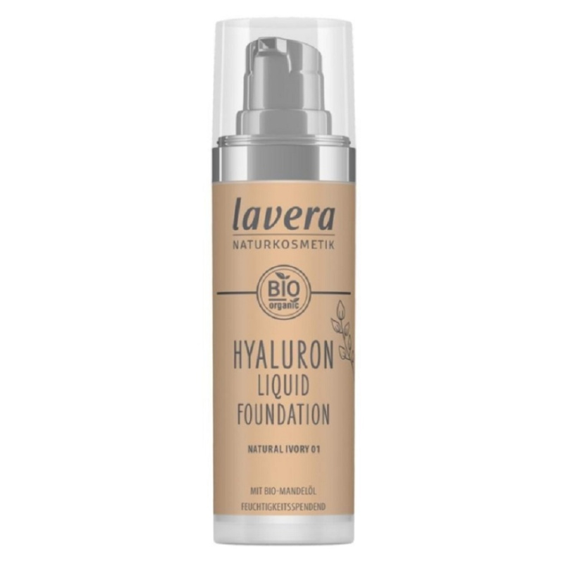 lavera Lehký tekutý make-up s kyselinou hyaluronovou 01 Natural Ivory 30 ml
