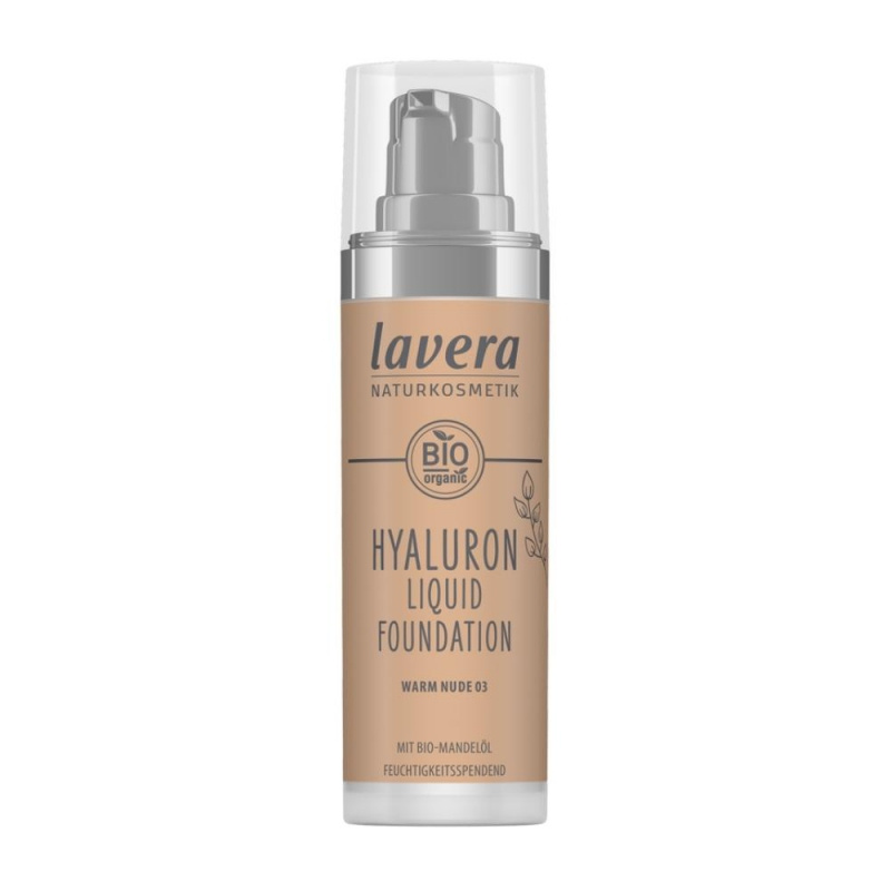 lavera Lehký tekutý make-up s kyselinou hyaluronovou 03 Warm Nude 30 ml