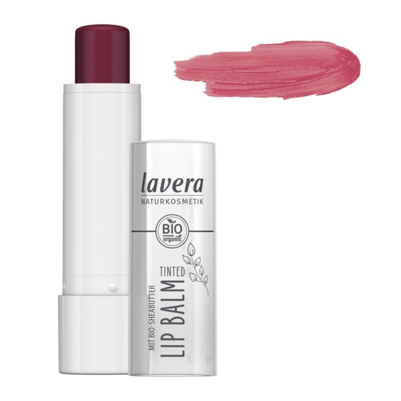 lavera Balzám na rty tónovací – 04 Deep Plum 4,5g