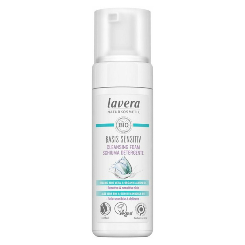 lavera Basis Sensitiv Čisticí pleťová pěna 150 ml