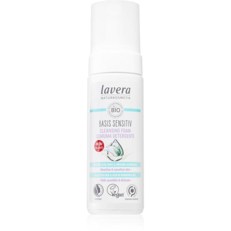 lavera Basis Sensitiv Čisticí pleťová pěna 150 ml