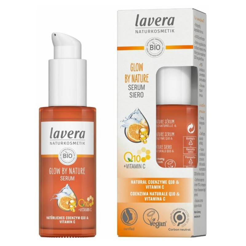 lavera Pleťové sérum Glow by Nature s Q10 a Vit C 30 ml