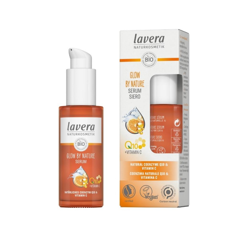 lavera Pleťové sérum Glow by Nature s Q10 a Vit C 30 ml