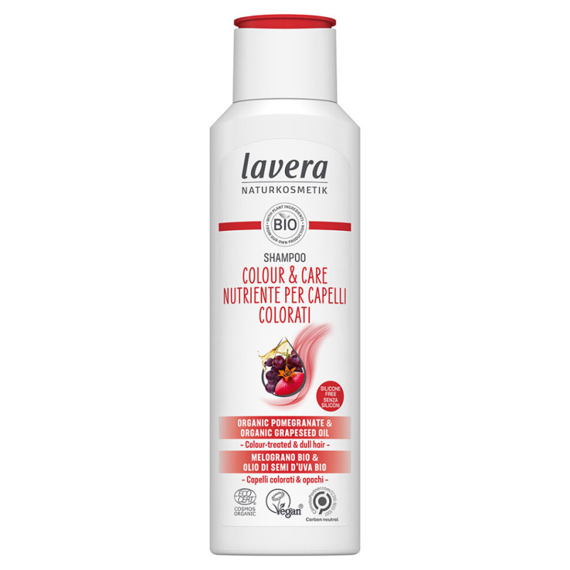 Lavera Colour & Care vyživující šampon pro barvené vlasy 200 ml