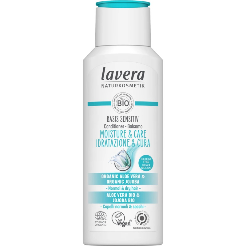 Lavera Basis Sensitiv hydratační kondicionér pro normální až suché vlasy 200 ml