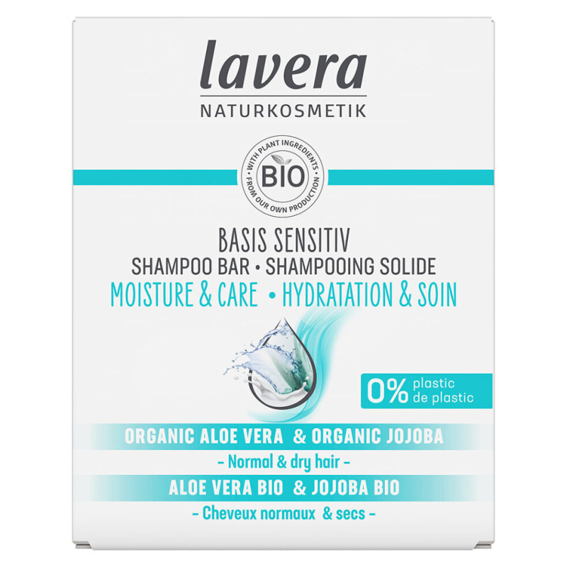 Lavera Basis Sensitiv tuhý šampon pro citlivou pokožku hlavy 50 g