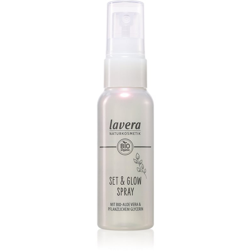 Lavera Set & Glow Spray fixační sprej pro rozjasnění pleti 50 ml