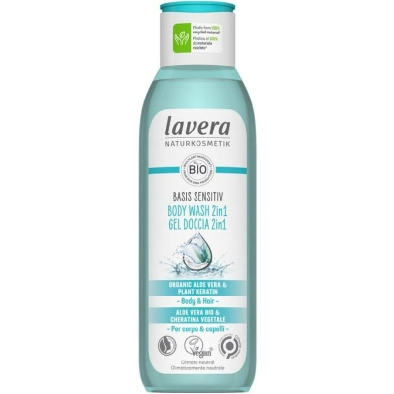 Lavera BIO Basis sprchový gel na tělo a vlasy 2v1