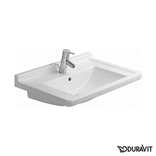 Duravit Starck 3 umyvadlo 70x49 cm otvor pro baterii, s přepade 0304700000