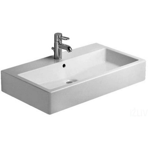 Duravit Vero umyvadlo 80x47 cm otvor pro baterii, s přetokem 0454800000