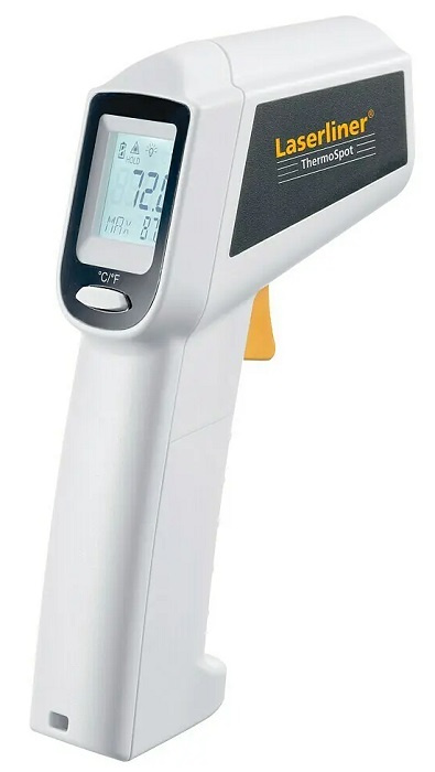 Infračervený teploměr Laserliner ThermoSpot Laser / -38 až +365 °C / bílá Varianta: ivi1