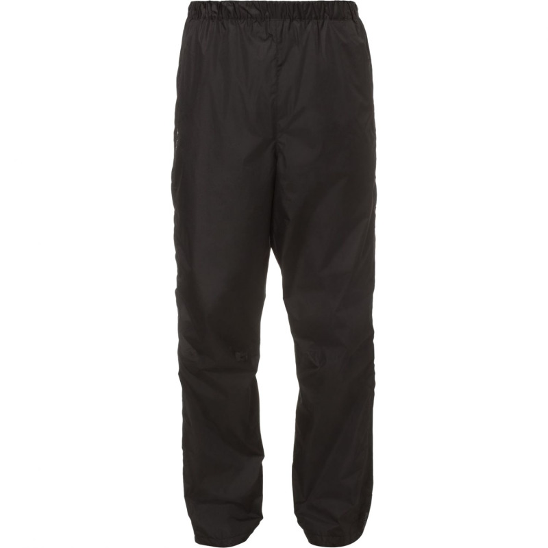 Vaude Men's Fluid Full-zip Pants II, nepromokavé kalhoty, pánské, černá