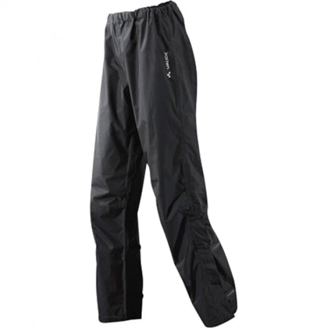 Vaude Women's Fluid Pants, nepromokavé kalhoty, dámské, černá