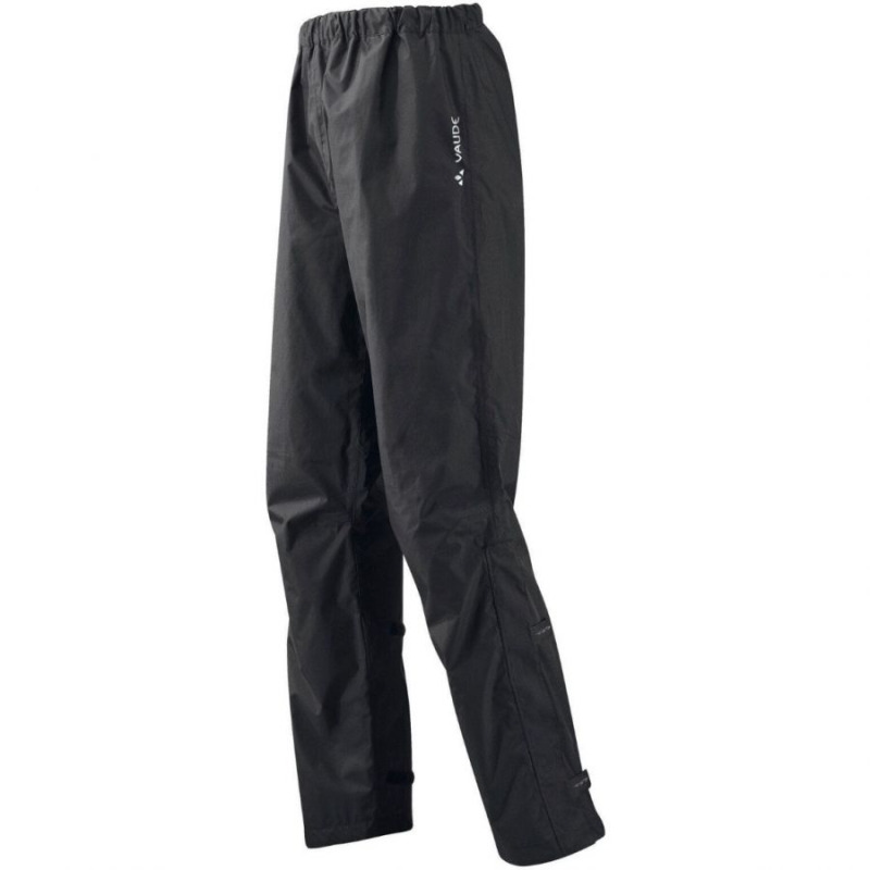 Vaude Men's Fluid Pants II S/S+L/S, nepromokavé kalhoty, pánské, černá