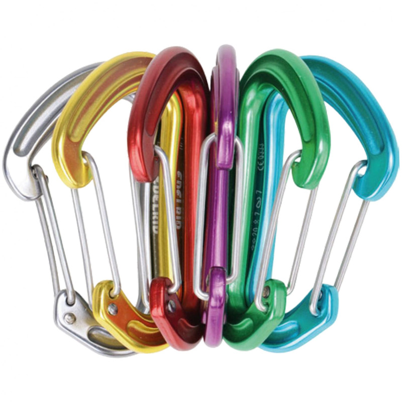 Edelrid Nineteen G Karabina, sada, unisex, 6 ks.