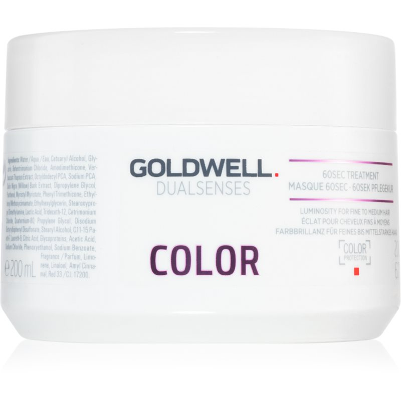 Goldwell Dualsenses Color regenerační maska pro normální až jemné barvené vlasy 200 ml