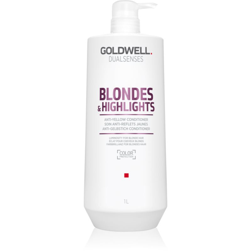 Goldwell Dualsenses Blondes & Highlights kondicionér pro blond vlasy neutralizující žluté tóny 1000 ml