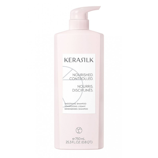 KERASILK Essentials Smoothing Shampoo šampon pro hrubé a nepoddajné vlasy 750 ml