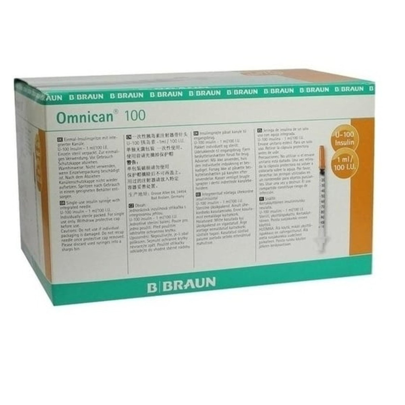 Inj.střík.ins.1.0ml/100 IU Omnican 100ks 9151141