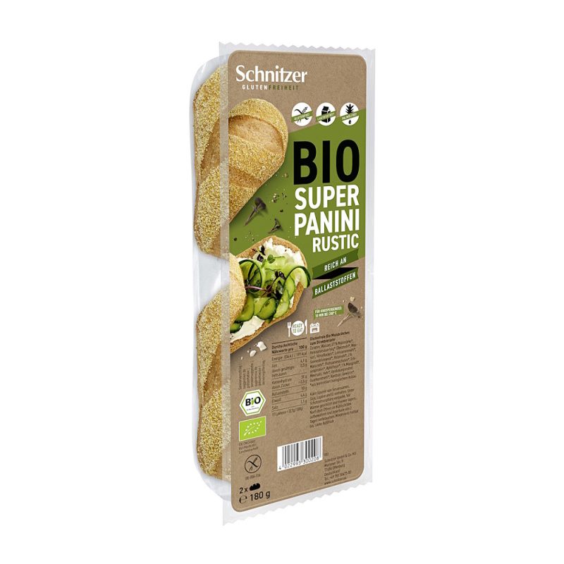Schnitzer Panini rustikální bezlepkové BIO 180 g