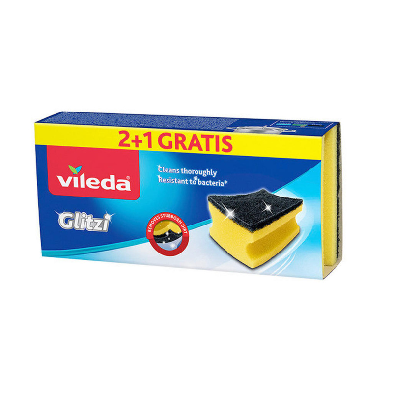 Vileda Glitzi - houbička na nádobí, 2+1 ks