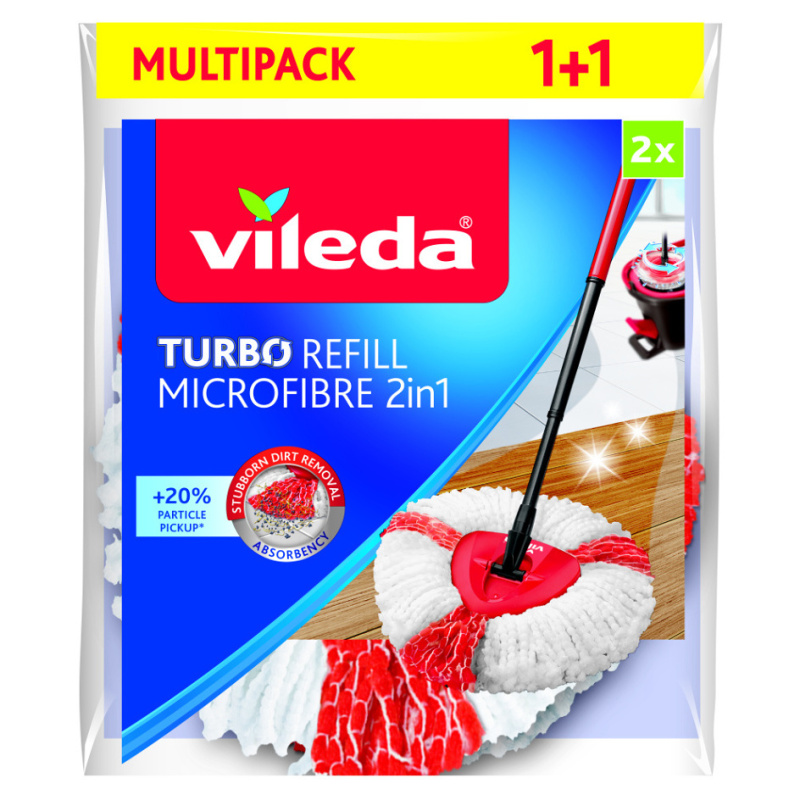 Náhrada k mopu Vileda - TURBO refill microfibre 2v1, 2 ks