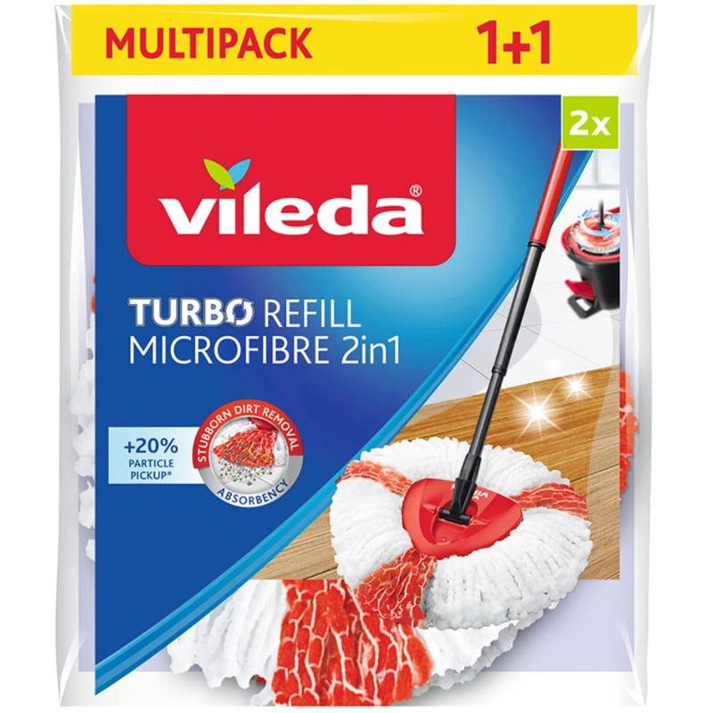 Náhrada k mopu Vileda - TURBO refill microfibre 2v1, 2 ks