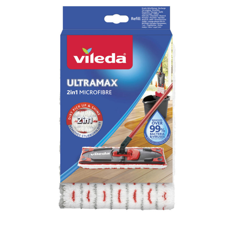 Náhrada k mopu Vileda -  Ultramax Microfibre 2v1, 1 ks