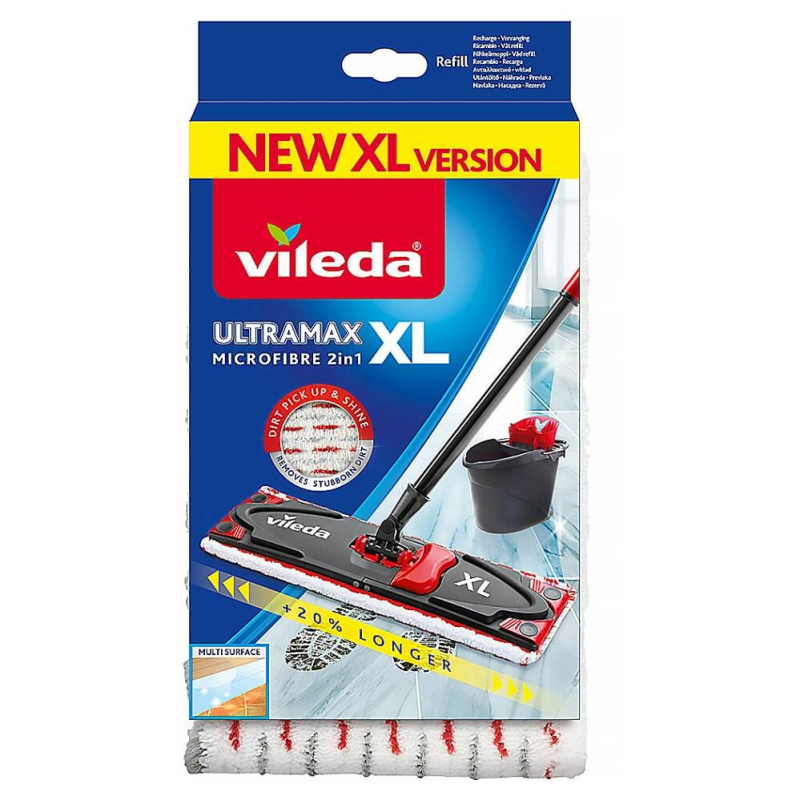 Náhrada k mopu Vileda -  Ultramax XL Microfibre 2v1, 1 ks