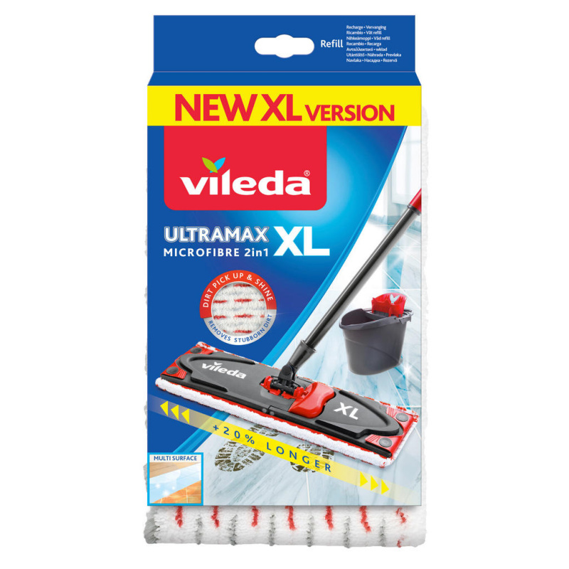 Náhrada k mopu Vileda -  Ultramax XL Microfibre 2v1, 1 ks
