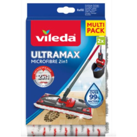 VILEDA mop Ultramax 2 v 1 Náhradní potah Microfibre 2 kusy