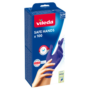 Vileda Simple jednorázové rukavice S/M