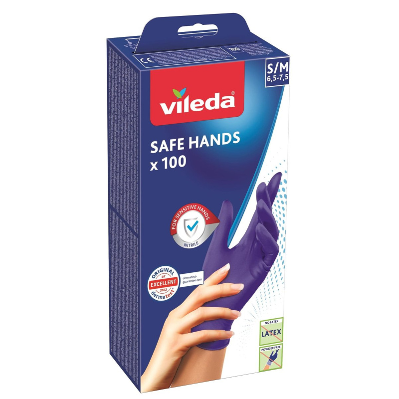 Vileda Simple jednorázové rukavice S/M
