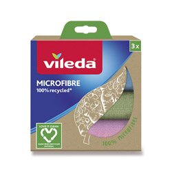 Vileda Microfibre recycled - mikrohadřík - 3 ks