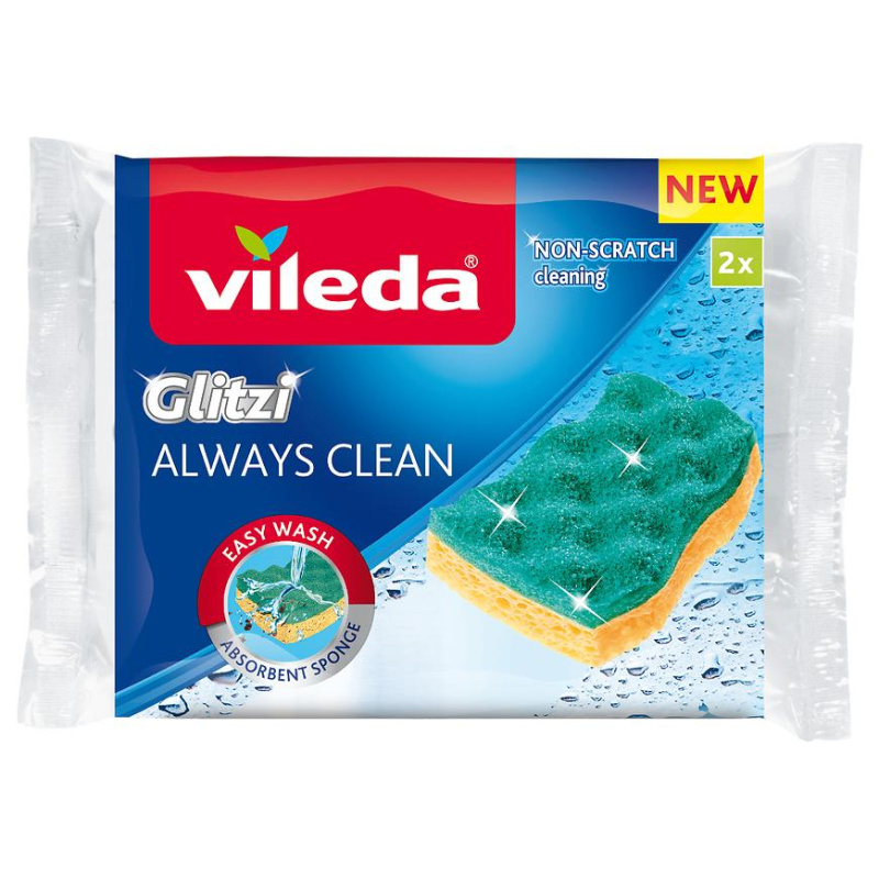 Vileda Glitzi Always Clean - houbička - 2 ks