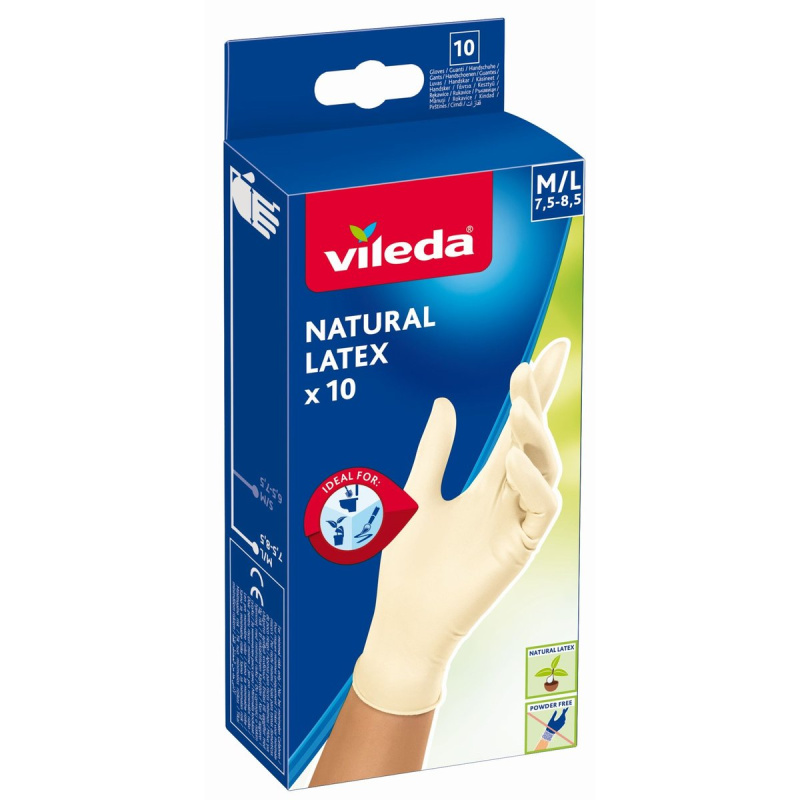Vileda Natural latex rukavice velikost M/L