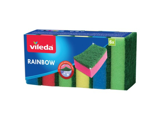 Vileda Houbička Rainbow 6 ks