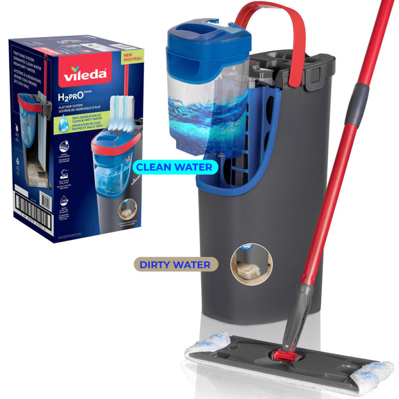 Vileda H2PrO Plochý Mop