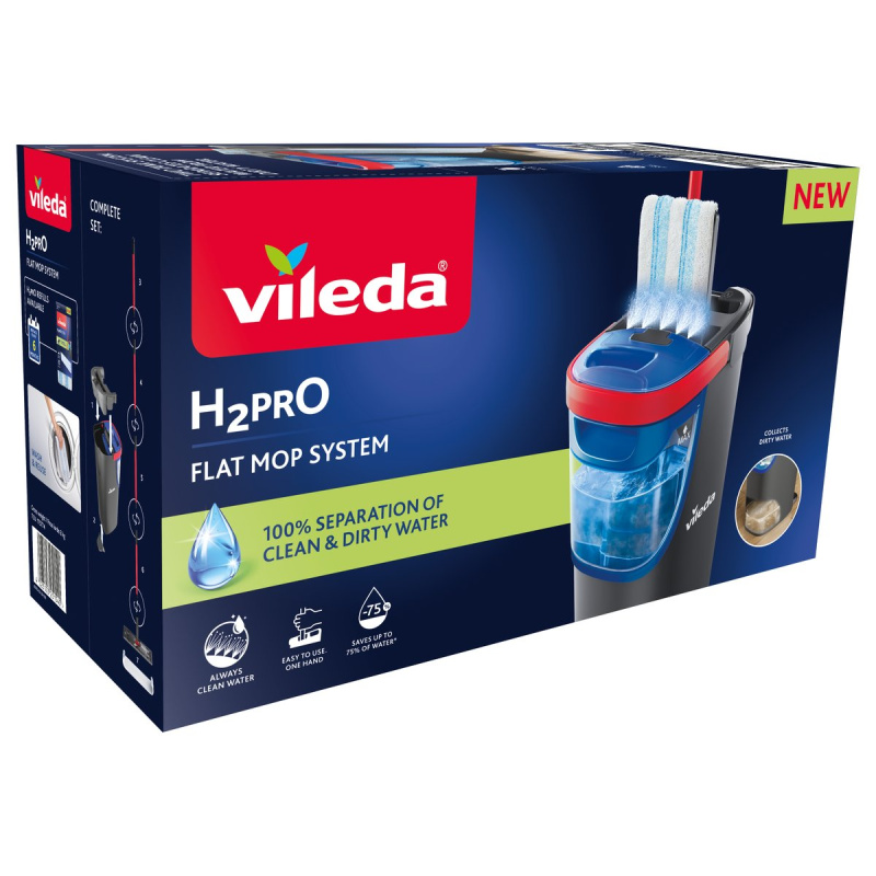 Vileda H2PrO Plochý Mop