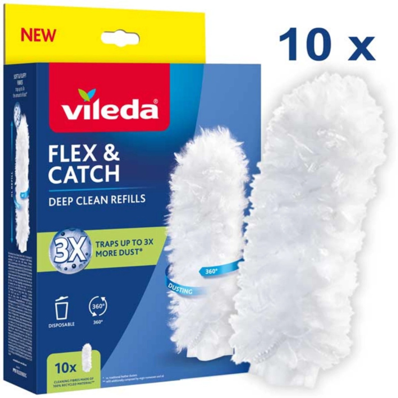 Vileda Flex & Catch náhradní hlavice na prachovku s dlouhou rukojetí
