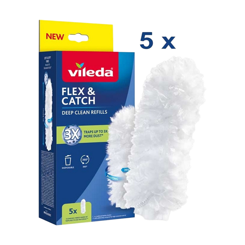 Vileda Flex & Catch náhradní hlavice na prachovku s dlouhou rukojetí