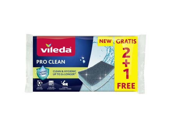 VILEDA Pro Clean Houbička 2 + 1 kus
