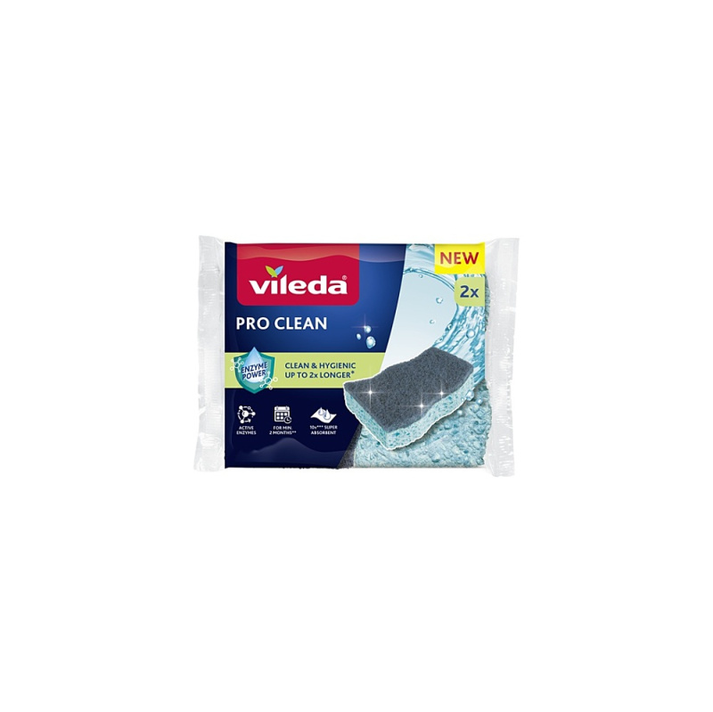 VILEDA Pro Clean Viskózní houbička 2 kusy