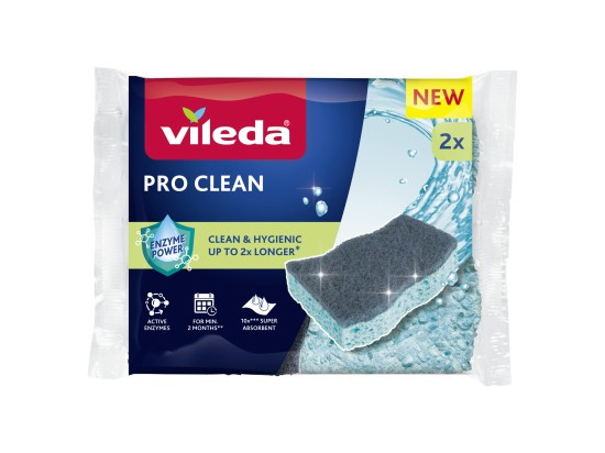 VILEDA Pro Clean Viskózní houbička 2 kusy